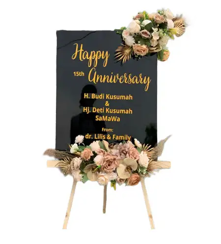 Papan Bunga Akrilik Tamelang