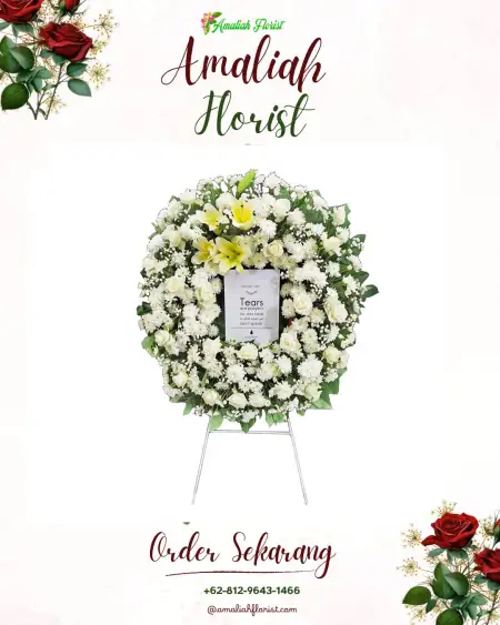 Krans Bunga Duka Tamelang