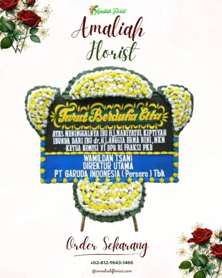 Papan Bunga Duka Tamelang
